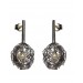 BALL-PEARL, STERLING SILVER EARRING. Original Handcrafted Jewel - VOPBALL1104PER - Original Version