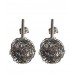 BALL, STERLING SILVER EARRING. Original Handcrafted Jewel - VOPBALL1501 - Original Version